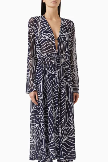 Oakley Sheer Tie-up Robe