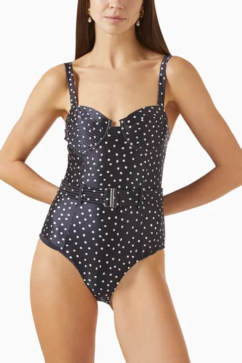 Freya Belted One-piece Swimsuit