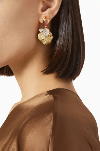 Oceanis Earrings in 18kt Gold Vermeil