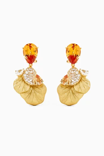 Oceanis Earrings in 18kt Gold Vermeil