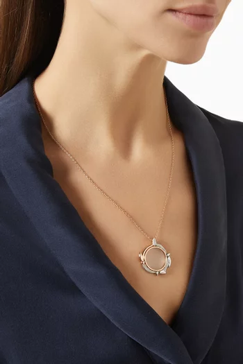 Magnifique Chain Necklace in 14kt Rose & White Gold