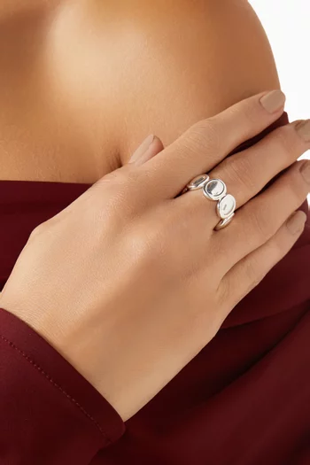 خاتم ذا ساشا فضة إسترلينية