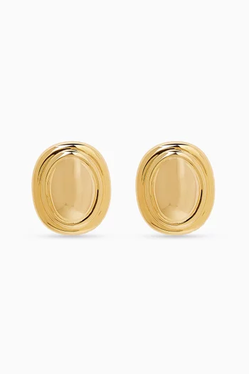 The Franka Earrings in 18kt Gold-plated Sterling Silver