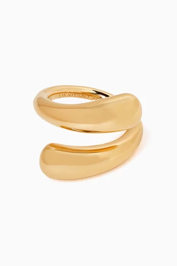 The Victoria Ring in 18kt Gold-plated Sterling Silver