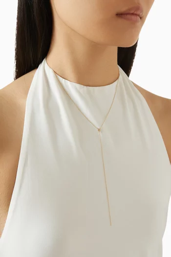 Dune Diamond Necklace in 9kt Yellow Gold