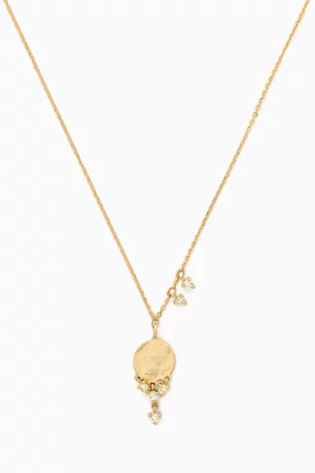Gaby N.1 Diamond Necklace in 9kt Gold