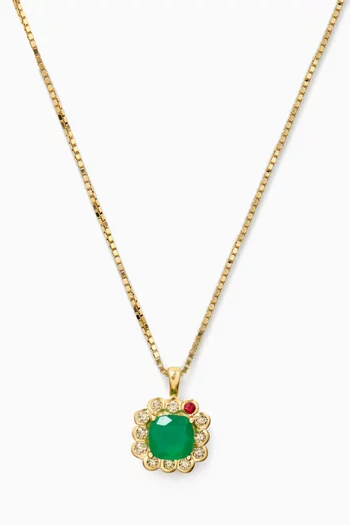Robin Diamond Necklace in 9kt Yellow Gold