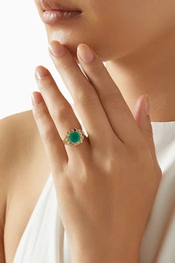 خاتم روبن 1 ذهب أصفر عيار 9