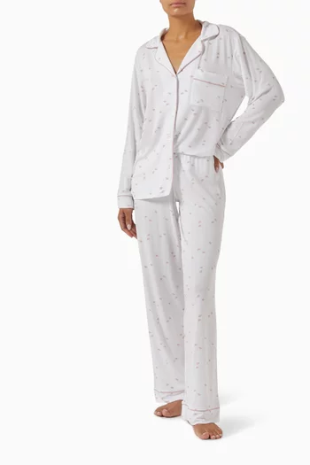 Gisele Printed Long Pyjama Set in TENCEL™ Modal