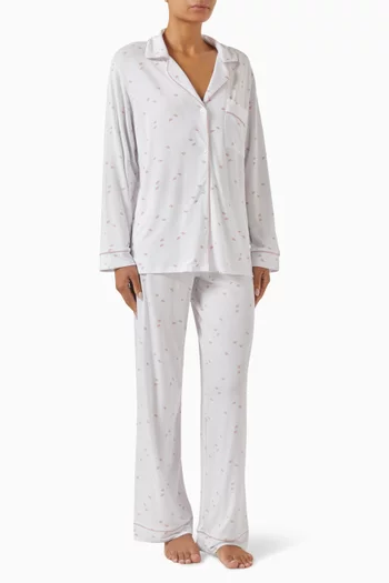 Gisele Printed Long Pyjama Set in TENCEL™ Modal