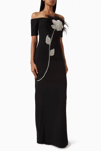 Starlight Crystal-embellished Gown