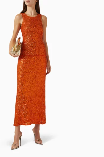 Sequin-embellished Tank Top