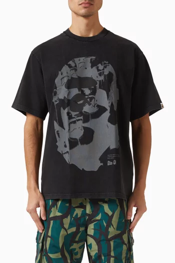 Ape Head Heavy Washed T-shirt in Cotton