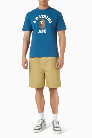 تي شيرت بتصميم جامعي قطن