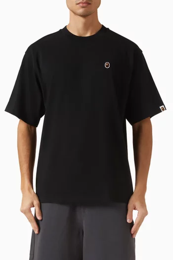 تي شيرت وان بوينت بقصة فضفاضة قطن