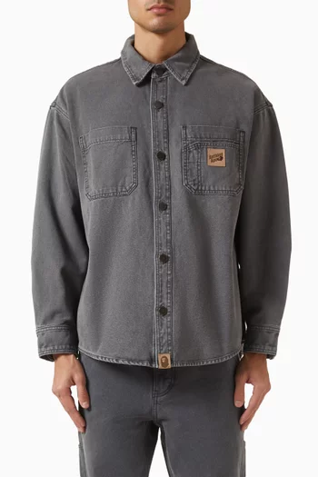 Garment Dye Work Shirt in Cotton