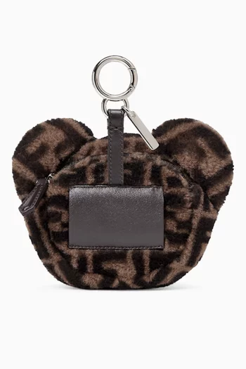 حلية دب تيدي مزيج فرو غنم