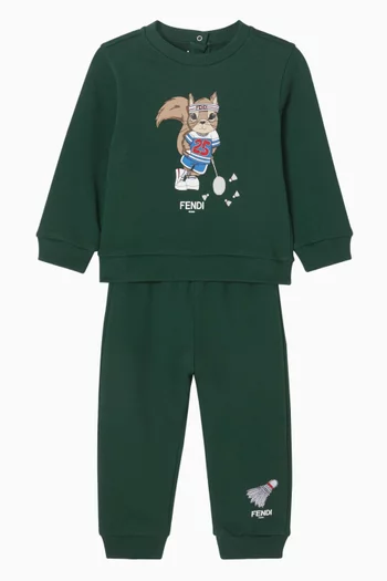 سويت شيرت مزين بنقشة