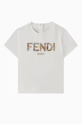 Logo-print T-shirt in Cotton