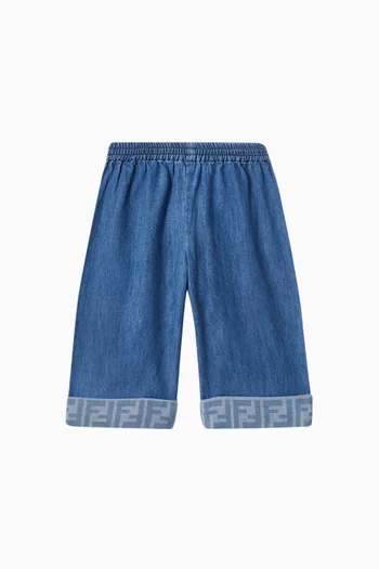 Wide-leg Pants in Denim