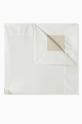 Squirrel-print Blanket in Cotton