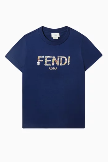Logo-print T-shirt in Cotton