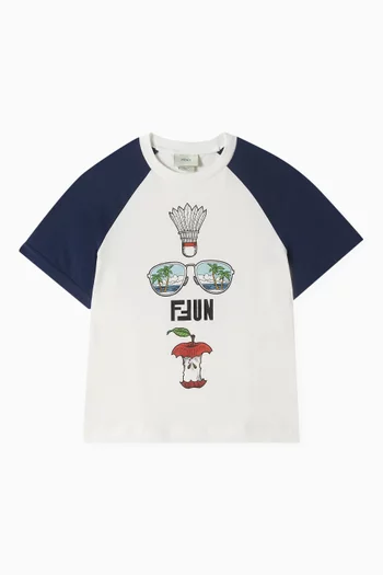 Logo-print T-shirt in Cotton