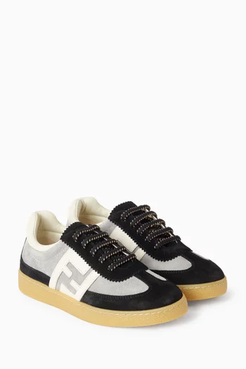 Logo Low-top Sneakers in Suede