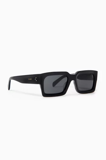 Rectangle Sunglasses in Acetate