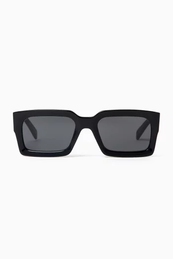 Rectangle Sunglasses in Acetate