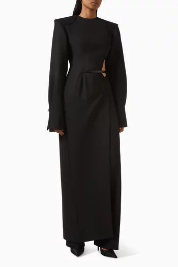Faye Cut-out Jumpsuit Set in Crepe