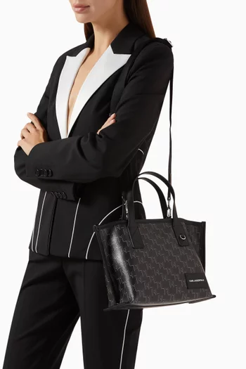K/Voyage Small Tote Bag in Faux Leather