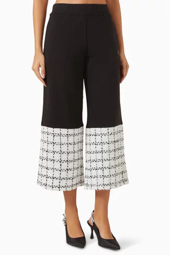 Boucle Mix Cropped Sweatpants
