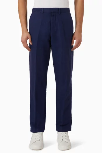 Houndstooth Pants in Twill