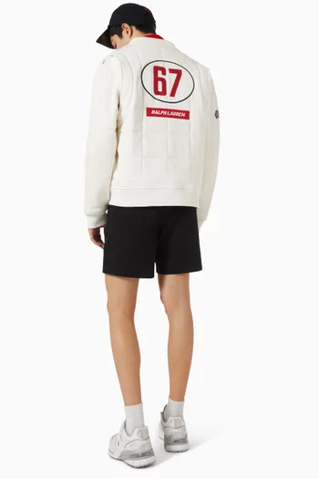 Motorsport Track Jacket in Cotton-blend