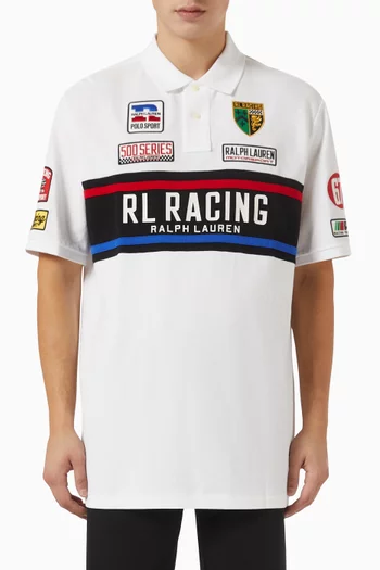 Motorsport Polo Shirt in Cotton