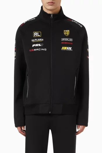 Motorsport Track Jacket in Cotton-blend