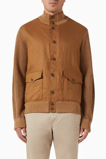 Buttoned Cardigan Jacket