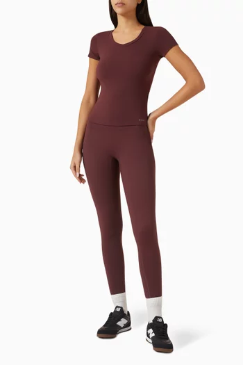 Noor Top in Stretch-nylon