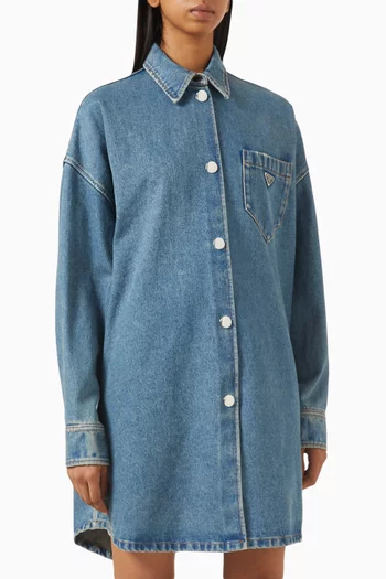Oversized Shirt in Denim