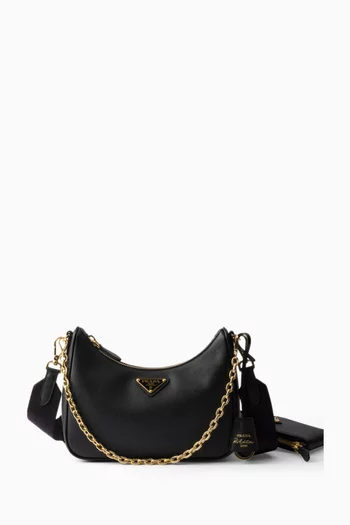 Re-Edition 2005 Shoulder Bag in Saffiano leather