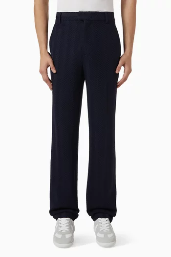 Raschel Tonal Chevron Trousers