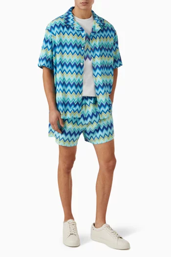 Zigzag T-shirt in Cotton