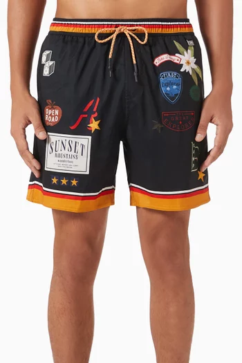 Joe Printed Swim Shorts