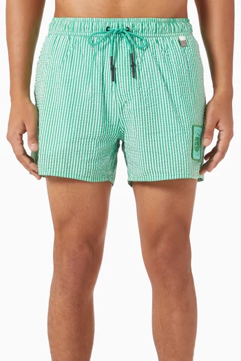 Joe Striped Swim Shorts