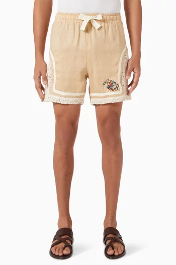 Draco Bosco Shorts in Linen