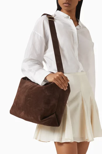 Gala Shoulder Bag in Suede