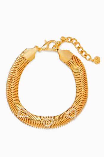 سوار كور ان فيت نحاس مطلي ذهب عيار 24