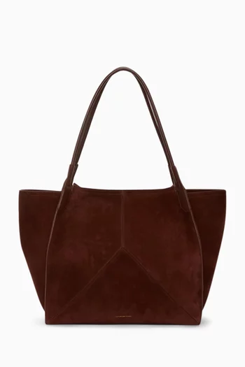 Large Victoria Tote Bag in Suede