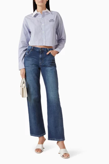 قميص فيم قصير قطن